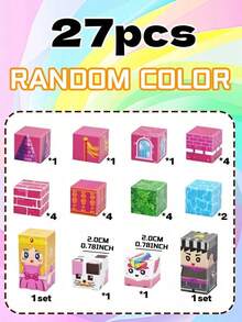 MINKOJA MINKOJA Magnetic Blocks - Building Block For Kids Ages 3-6, Magnet Blocks Cubes For Boys Girls, Stacking Magnet Toy, ,Travel Toy,Easter,Building Blocks,Building Block Sets,Magnetic Blocks - color - View 8