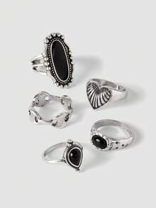 MortiRose Ring Set - Multicolor - View 4