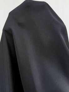 SHEIN LUNE 大尺碼女款素色前綁帶蕾絲下擺無袖時尚洋裝 - 黑色 - 查看 9