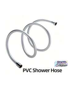 1pc PVC Shower Hose, Durable And Tangle-Free, Suitable For Bathroom Shower Head And Accessories - Multicolor - View 1