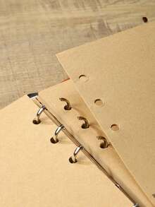 1 Buah Buku Catatan Lipat Tiga Kapasitas Besar, Dapat Diisi Ulang, Penutup Elastis, Gaya Vintage Kreatif, Terbuat dari Kulit PU, Cocok untuk Pelajar, Kantor, Sekolah, Perjalanan, Perlengkapan Menulis Harian, dan Buku Harian. - warna-warni - View 7