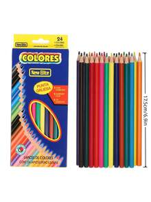 1Set 12 18 24 36 48 Vibrant Multicolor Pre Sharpened Colored Pencils Set For Students Adults Drawing Sketching Coloring Blending Shading Art Supplies Ideal Halloween Christmas New Year Gift Back To School Teens Artists School Supplies Must Haves - multicolor - View 5