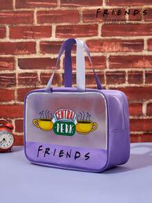 FRIENDS X Joivida Toiletry Bag TV Series Theme Handheld Makeup Bag - Multicolor - View 2