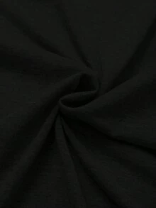 GlowEve CURVE 大尺碼女款素色休閒百搭開襟外套，適合居家穿著 - 黑色 - 查看 7