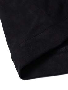 Manfinity Homme Chaqueta con cremallera y bolsillo en diagonal de manga larga para hombre, otoño - Negro - Ver 8