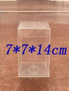 10入組透明PVC禮品盒 5x5x6cm 7cm 8cm 12cm 13cm 20cm 多尺寸透明塑膠伴手禮盒 批發適用於婚禮、聖誕節、巧克力、糖果、蘋果、小企業活動用品 - 透明 - 查看 8