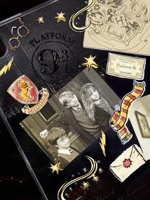 HARRY POTTER X SHEIN Funda protectora con placa protectora anti-caída con patrón - Multicolor - Ver 5