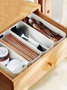Durable Stackable Plastic Storage Box With Handle | Space Saving Drawer Style Storage Box Suitable For Homes, Offices, And Wardrobes - Can Be Used To Store Books, Decorations, Etc., Modern Design - Multicolor - View 10