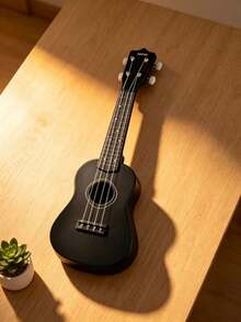 1PC Entry Level Four String Wooden Standard Soprano Ukulele Ideal As A Family Birthday Gift For Music Lovers Preferred Gift - Multicolor - View 6
