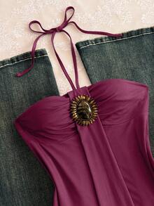 Women Plus Size Sports Dresses - Fuchsia Pink - View 11