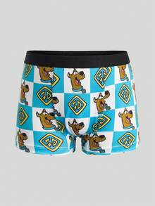 SCOOBY-DOO X SHEIN Young Boy Colorblock Cartoon Print Casual Daily Boxer Briefs - White - View 11