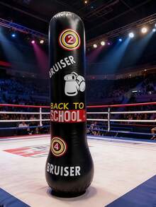 PVC Reinforced Inflatable Punching Bag, Stable Standing Fitness Boxing Sandbag For Kids Teens, Can Fill Water Or Sand At Bottom, Not Easy To Fall Over - Multicolor - View 7