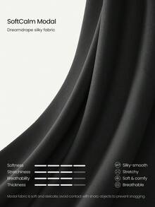 GLOWMODE SoftCalm 莫代爾 Easy Does It 系列柔軟絲滑透氣半拉鍊短袖運動衫 日常休閒穿搭 - 黑色 - 查看 4