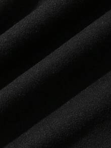 DAZY Kaos Dalam Wanita Lengan Pendek Slim Fit Leher Tinggi - Hitam - View 5