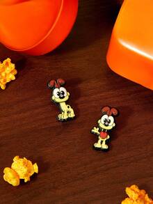 GARFIELD | SHEIN A Set Of New Creative Cartoon Animal Pattern Brooches, IP Joint Design, Cute Personalized, Simple And Generous, Can Also Be Used As Accessories, Suitable For Various Parties, Concerts, Festivals, Exquisite Gifts - Multicolor - View 5