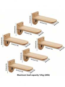 1 Set Wall Mounted Cat Climbing Frame And Perch Includes 1 Corner Cat Tree 3 Cat Steps Stable Cat Wall Shelves For Playing Climbing Jumping Non Slip Space Saving Indoor Living Room Home Cat Furniture - Apricot - View 3