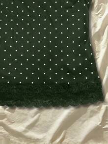 IslaSuriya Capa interior de encaje con ajuste delgado para verano, top versátil y estilizante - Verde - Ver 4