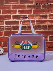 FRIENDS X Joivida Toiletry Bag TV Series Theme Handheld Makeup Bag - Multicolor - View 4