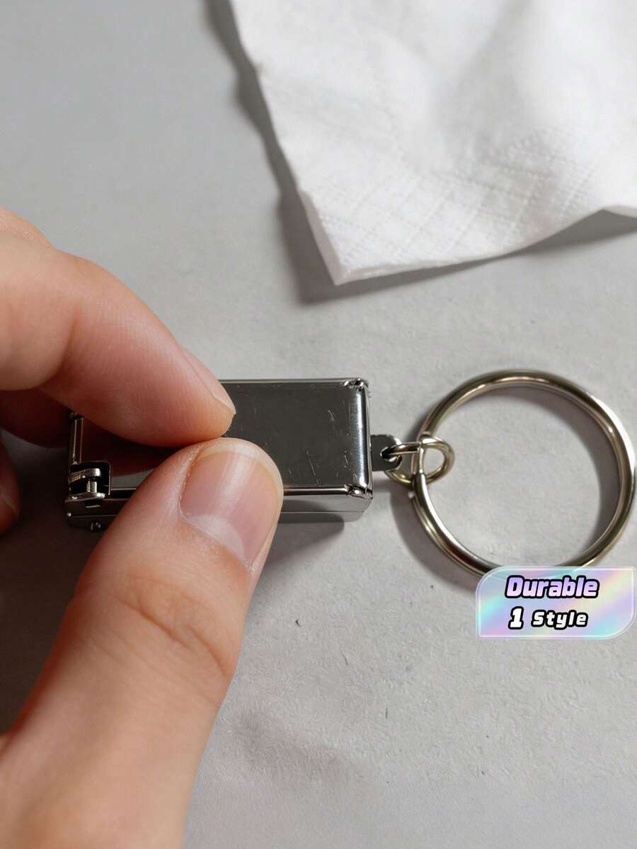 Foldable Mini Nail Clipper, Portable Single Nail Cutter, Nail Trimming Tool - Silver - View 1