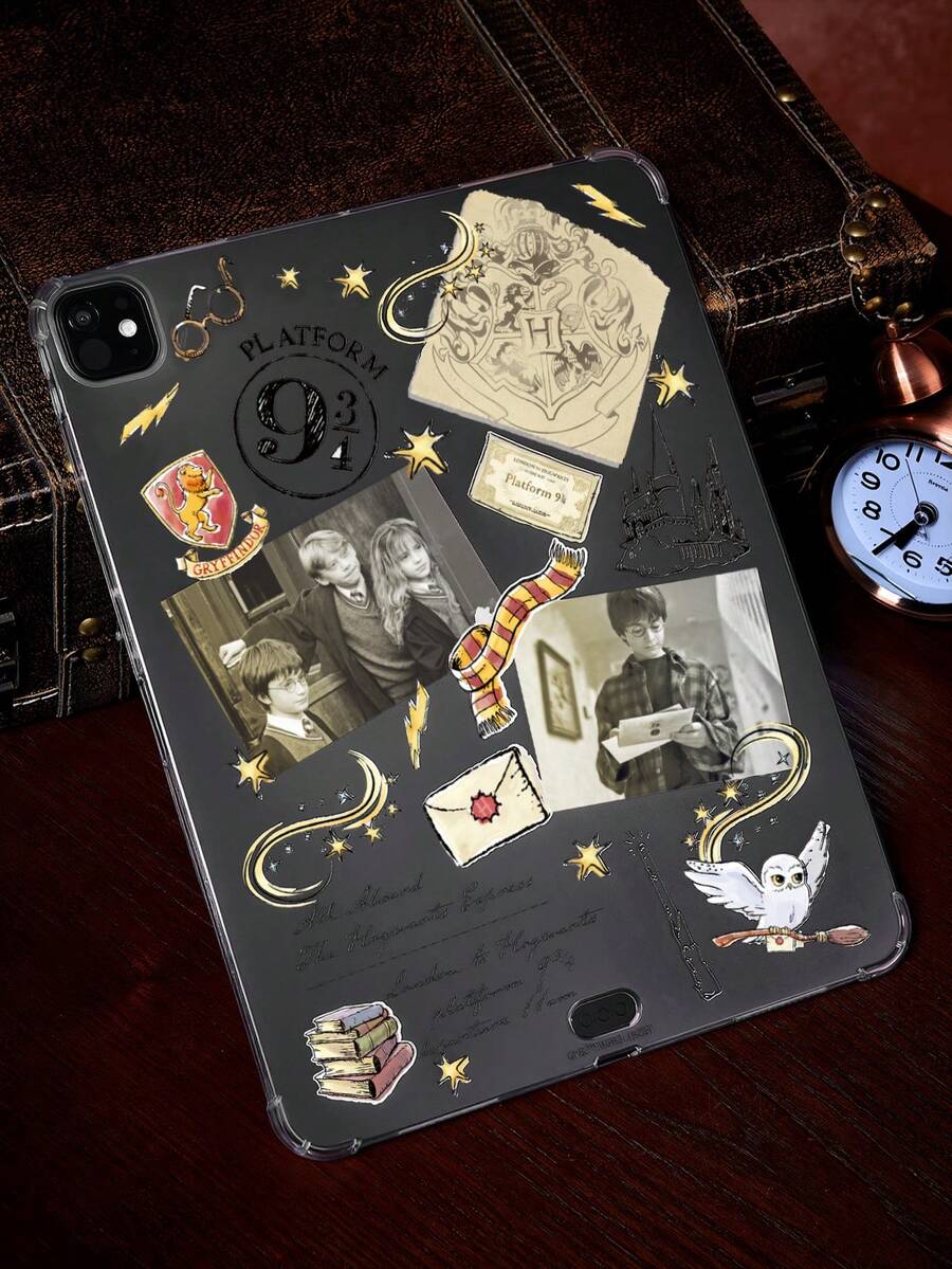 HARRY POTTER X SHEIN Funda protectora con placa protectora anti-caída con patrón - Multicolor - Ver 1