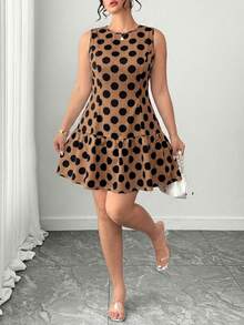 Women Long Dresses - Brown - View 5