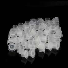 1000Pcs Tattoo Ink Cup Covers With Base, Disposable Tattoo Ink Cups, Tattoo Supply Set - Clear - View 13