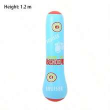 PVC Reinforced Inflatable Punching Bag, Stable Standing Fitness Boxing Sandbag For Kids Teens, Can Fill Water Or Sand At Bottom, Not Easy To Fall Over - Multicolor - View 11