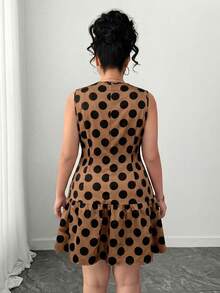 Women Long Dresses - Brown - View 2