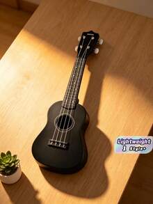 1PC Entry Level Four String Wooden Standard Soprano Ukulele Ideal As A Family Birthday Gift For Music Lovers Preferred Gift - Multicolor - View 1