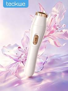 Teckwe 1套多功能女士電動除毛套組，便攜式除毛器，無痛高效修剪腋毛、鼻毛、眉毛與私密處體毛，適用於日常居家、旅行及個人護理美容場景 - 查看 2