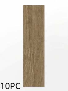 10packs Self Adhesive Wood Grain Floor Stickers Waterproof Removable Durable PVC Vinyl Planks Easy Install For Living Room Bedroom Kitchen Bathroom Home Renovation DIY Decor Underlayment - multicolor - View 15