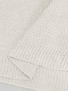 Franclia Women's Casual Minimalist Vintage Comfortable Commuter Suitable Beach Vacation Wear V-Neck Sleeveless Slimming Plus Size Knit Spring Summer White - White - View 7
