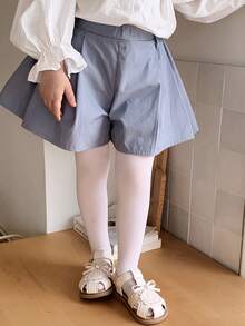 DAZY 女童秋季服飾 女孩黑色透視感保暖內裡仿透膚黑色褲襪 加厚緊身褲 - 白色 - 查看 2