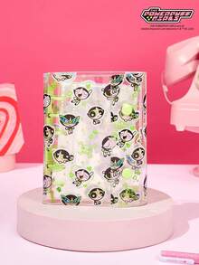 THE POWERPUFF GIRLS X POKOJA LAND 1個 X Joivida 透明便攜式雙扣文件夾，3款可選，可用作相簿存放照片，也可用於存放金錢、文具、筆記本、貼紙簿，適合辦公室、學校，是個有趣的禮物 - A7 - 查看 6