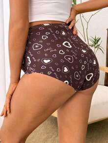 SHEIN 3pcs/Set Maternity Underwear, Solid Color And Printed Design Seamless - Multicolor - View 2