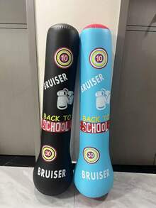 PVC Reinforced Inflatable Punching Bag, Stable Standing Fitness Boxing Sandbag For Kids Teens, Can Fill Water Or Sand At Bottom, Not Easy To Fall Over - Multicolor - View 4
