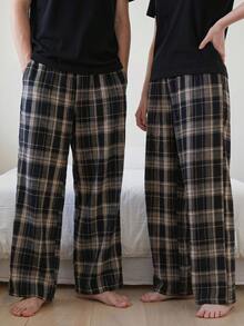 DAZY Men's Plaid Multi-Color Casual Home Pants, Spring & Summer, Fall Pajama, Winter - Multicolor - View 1