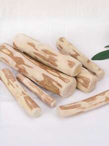 1pc Coffee-Color Wooden Dog Chew Toy - Interactive Teeth Grinding Stick, Suitable For All Dog Breeds, Dental Care & Training Accessory, Especially For Chewing Dogs - Multicolor - View 4