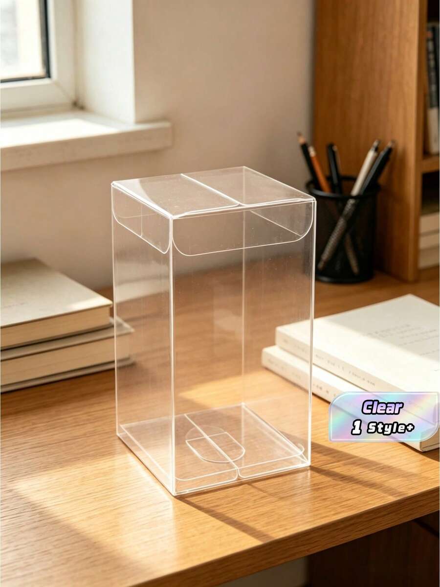 10入組透明PVC禮品盒 5x5x6cm 7cm 8cm 12cm 13cm 20cm 多尺寸透明塑膠伴手禮盒 批發適用於婚禮、聖誕節、巧克力、糖果、蘋果、小企業活動用品 - 透明 - 查看 1