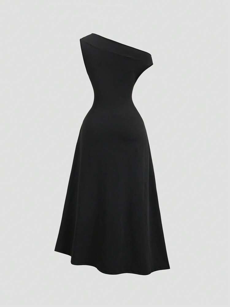 amazon black off the shoulder dress Sweetra Elegant Asymmetric Off-Shoulder Sleeveless Waist Metal Buckle Twist Waist High Waist Fitted Dress, Classic Black, Spring/Summer/Early Autumn designed for elegance and #BestsellersHOCO V-Neck Floor-Length Chiffon Wedding Size:34 | XXXS