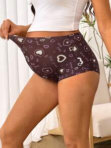 SHEIN 3pcs/Set Maternity Underwear, Solid Color And Printed Design Seamless - Multicolor - View 3