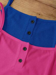 Snug Zone Women's 2-Piece Cami Casual Loungewear Set - Multicolor - View 4