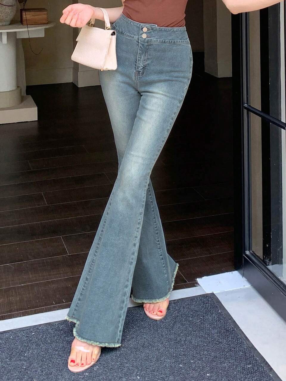 Spring Summer Sexy Slim Fit Flare Jeans For Women Y2K