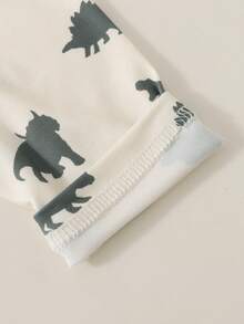 SHEIN Playful Pals Celana Panjang Bayi Laki-laki yang Nyaman dan Ramah Kulit, 5pcs/Set - Hijau - View 7