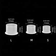 1000Pcs Tattoo Ink Cup Covers With Base, Disposable Tattoo Ink Cups, Tattoo Supply Set - Clear - View 16