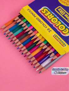 1Set 12 18 24 36 48 Vibrant Multicolor Pre Sharpened Colored Pencils Set For Students Adults Drawing Sketching Coloring Blending Shading Art Supplies Ideal Halloween Christmas New Year Gift Back To School Teens Artists School Supplies Must Haves - multicolor - View 1