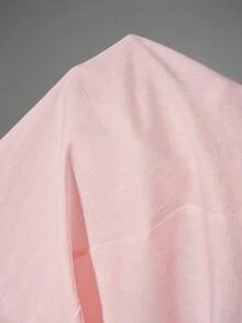 MOTF PREMIUM VACATION LINEN SPAGHETTI STRAP HOLLOW WAIST BACKLESS A-LINE DRESS SPRING SUMMER - Pink - View 11