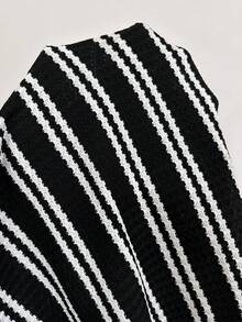 Solflare 條紋休閒大尺碼女裝洋裝 - 彩色 - 查看 8