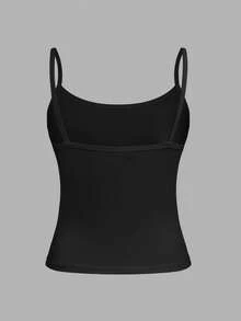SHEIN Girlism 青少年女孩簡約舒適親膚緊身背心內衣2件組 - 彩色 - 查看 6
