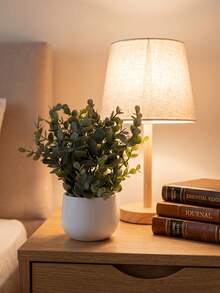 1PC Artificial Eucalyptus Potted Plant, Plastic Material, Home Decor Accessory, Small Fake Plant, Suitable For Indoor Home Decoration, Artificial Flowers, Can Be Used For Windowsill, Bathroom, Wall, Desk, Office, Kitchen, Farmhouse Decor, Ideal Gift For Birthday, Graduation, Garden Decor, Outdoor Plants, Gardening And More - Multicolor - View 11
